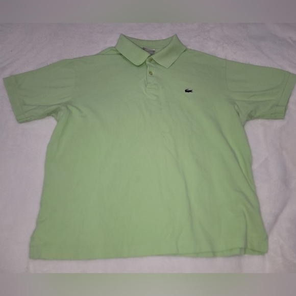 Lacoste Green Polo Shirt with Classic Short Sleeves - Picture 1 of 7